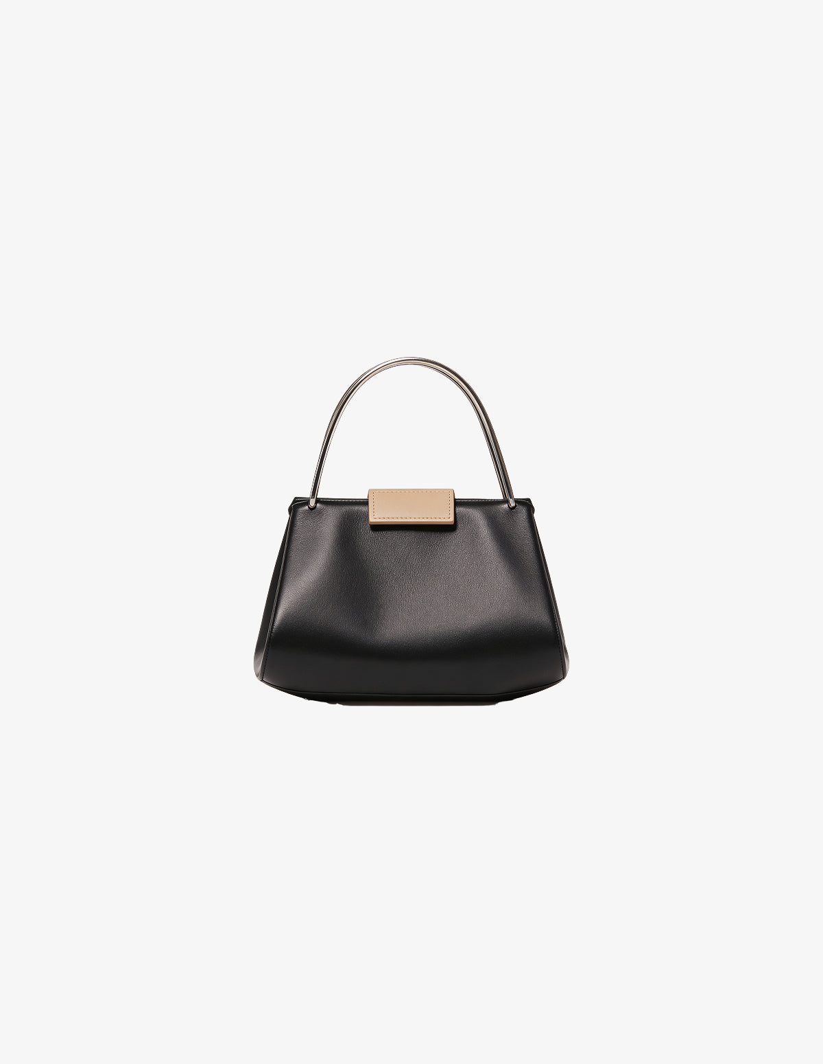 Monaco Black Leather Satchel