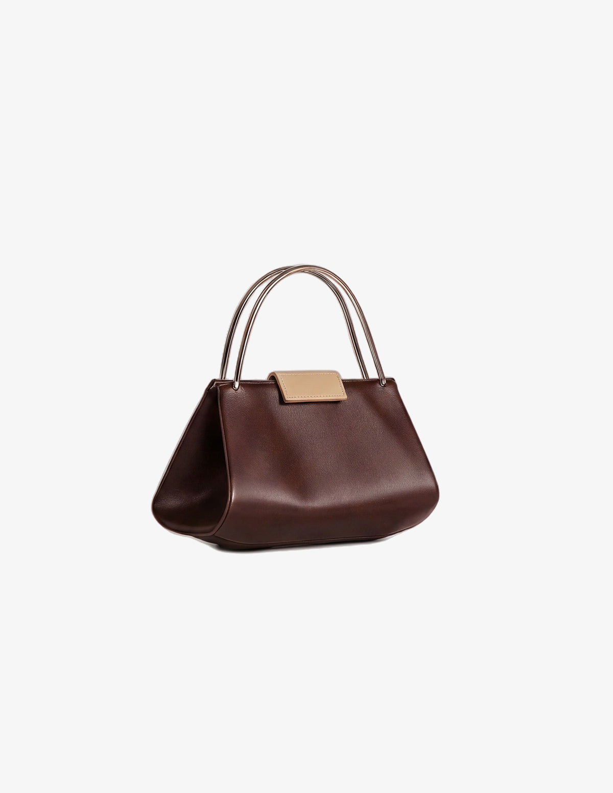 Monaco Black Leather Satchel