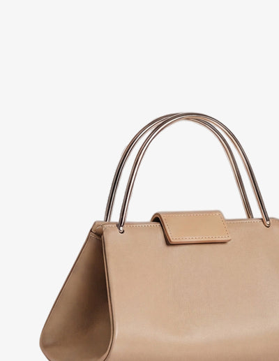 Monaco Black Leather Satchel