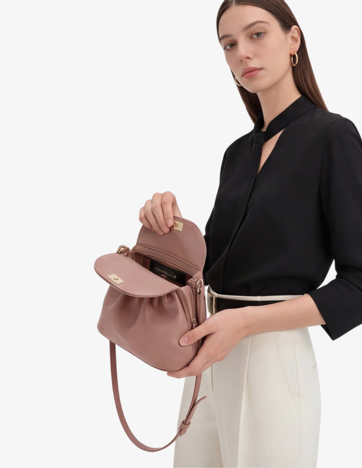 Floral Vine Hobo Bag